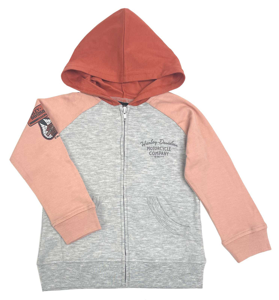 Harley davidson zip hot sale up hoodie womens