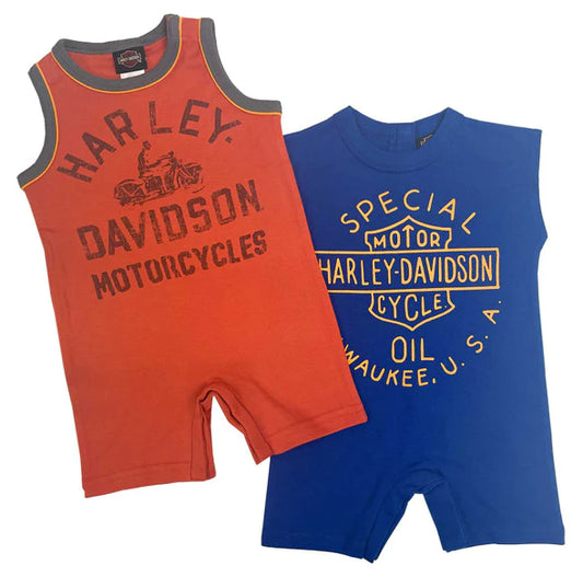 Newborn Boys 2PK Romper Set | Harley-Davidson