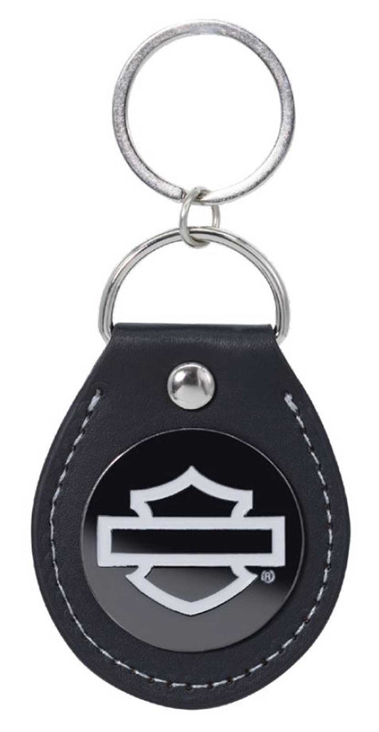 Silhouette Bar & Shield Logo Vinyl Fob Key Chain | Harley-Davidson