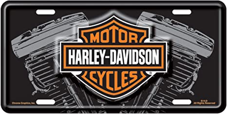 Bar & Shield V-Twin License Plate | Harley-Davidson