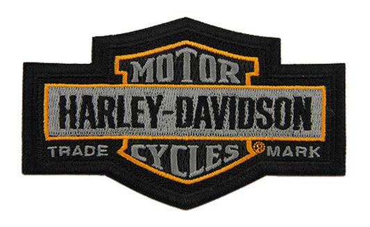 Gray Trademark Bar & Shield Emblem Patch 4.5" | Harley-Davidson