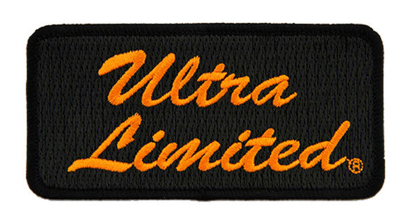 Orange & Black Ultra Limited Emblem Sew-On Patch4" | Harley-Davidson