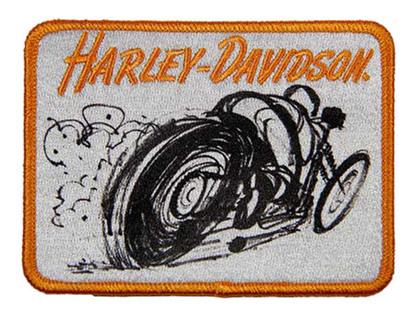 Doodle Rider Emblem Sew-On Patch 4" | Harley-Davidson