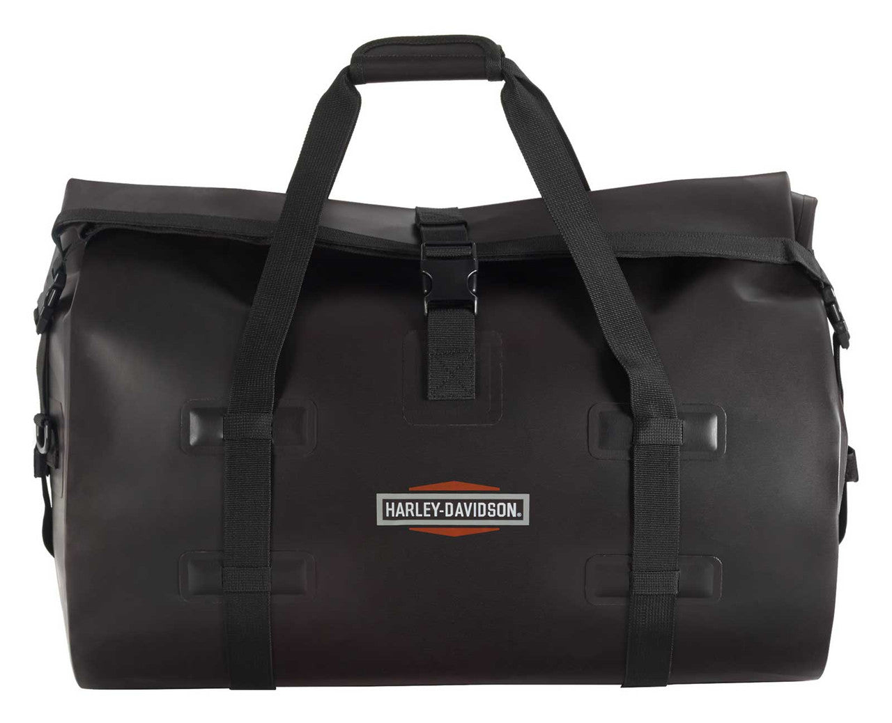 Waterproof Coated Polyester Roll-Top Duffel Dry Bag (Black) | Harley-Davidson