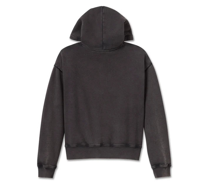 Women's Oversized Washed Bar & Shield Hoodie | Harley-Davidson