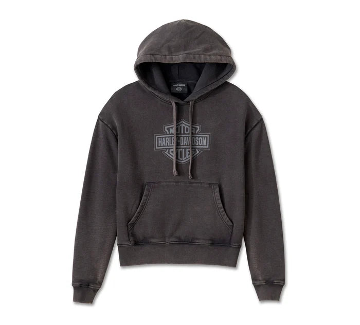 Women's Oversized Washed Bar & Shield Hoodie | Harley-Davidson