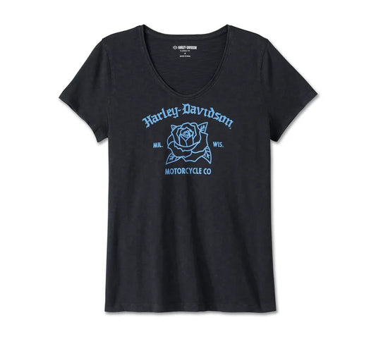 Women's United V-Neck Rosebud Tee | Harley-Davidson