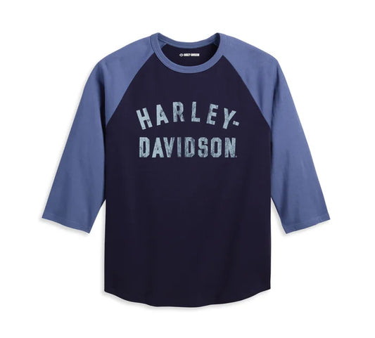 Men's Staple 3/4 Raglan (Peacoat) | Harley-Davidson