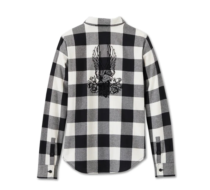 Women's Retro Long Sleeve Flannel Shirt | Harley-Davidson