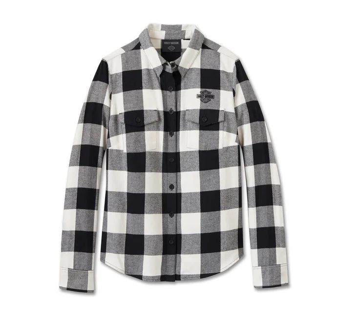 Women's Retro Long Sleeve Flannel Shirt | Harley-Davidson