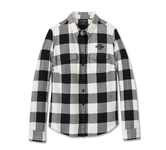 Women's Retro Long Sleeve Flannel Shirt | Harley-Davidson