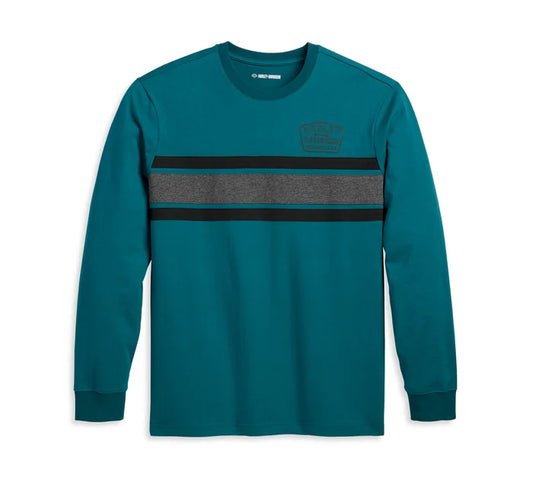 Men's Bar & Shield Apprentice Tee - Colorblocked (Teal) | Harley-Davidson