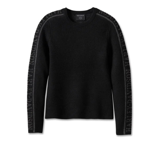 Women's Viper Crewneck Sweater (Black Beauty) | Harley-Davidson