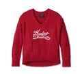 Women's Station V-Neck Sweater - Chili Pepper | Harley Davidson