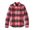 Women's Onwards Shirt Jacket - YD Plaid - Chili Pepper | Harley Davidson