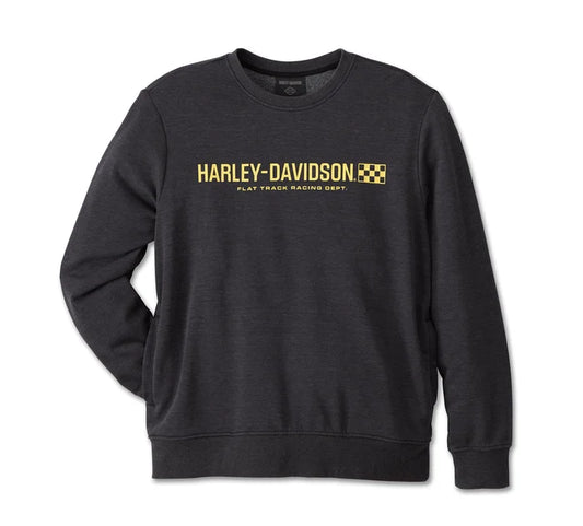 Men's Trophy Bar & Shield Crew Neck Sweatshirt (Black) | Harley-Davidson