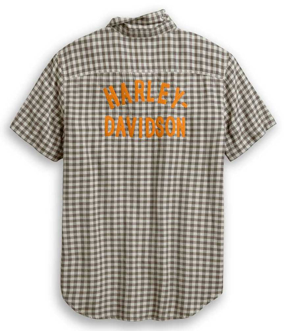 Men's Chain Stitched Plaid Short Sleeve Shirt | Harley-Davidson