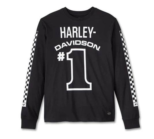 Men's #1 Racing Long Sleeve Tee | Harley-Davidson