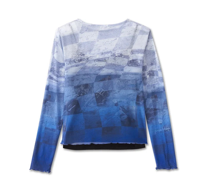 Women's Cool Blue Mesh Top - Harley Davidson