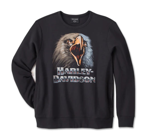 Men's Shadow Bird Crew Neck Sweatshirt - Harley Davidson