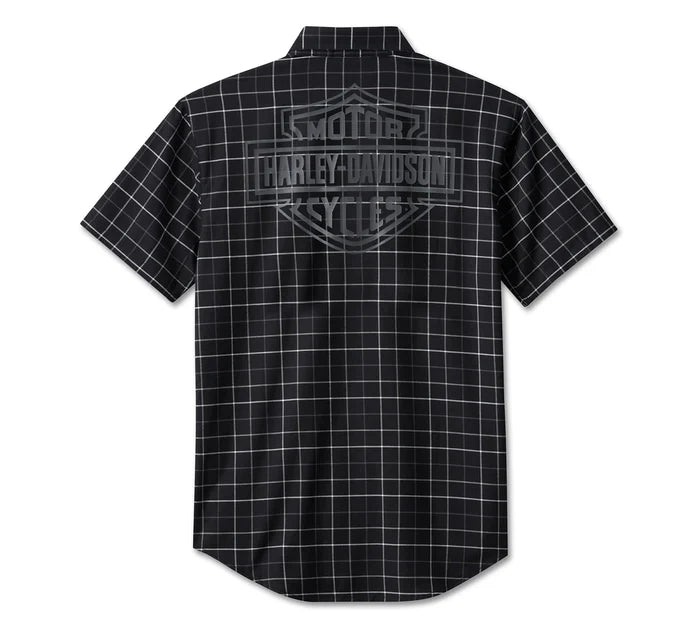 Men's Bar & Shield Short Sleeve Shirt - Harley Black - Harley Davidson