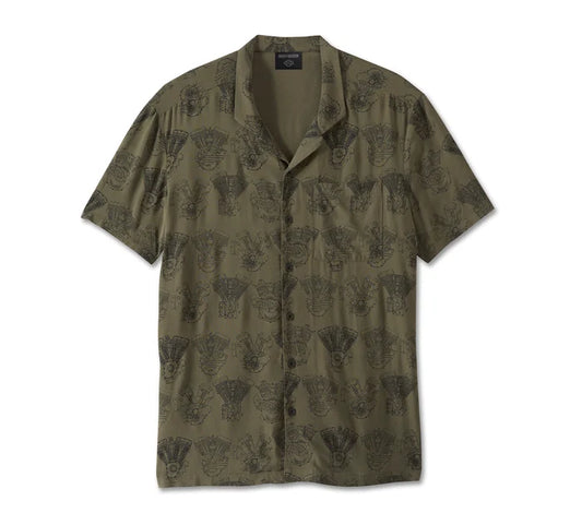 Men's Engine Aloha Shirt | Harley-Davidson