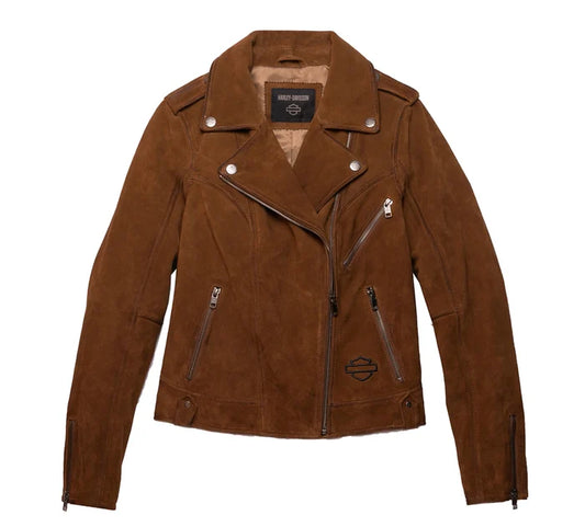 Women's Transcendent Distressed Leather Jacket (Brown) | Harley-Davidson