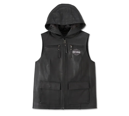 Women's Off Roads Leather Vest - Harley Davidson