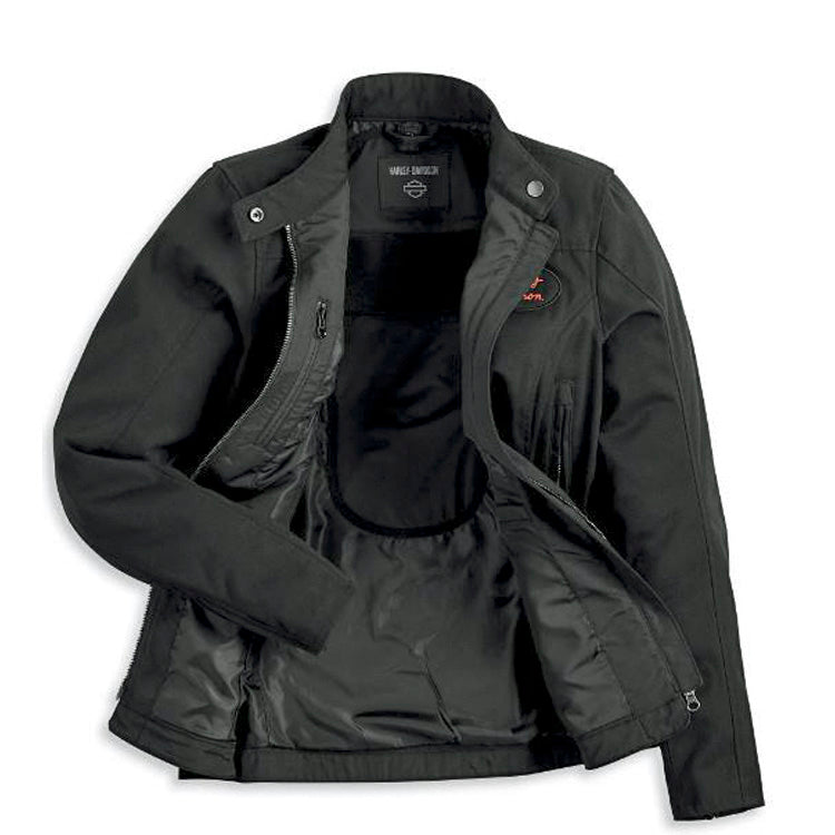 Women's 3-in-1 Estabrook Textile Riding Jacket (Black) | Harley-Davidson