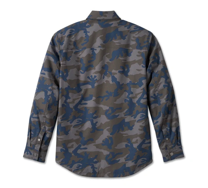 Men's Operative Riding Shirt Jacket (Blue Camo) | Harley-Davidson