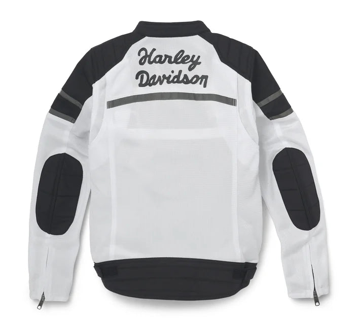 Women's Laurel Court Mesh Riding Jacket (White) | Harley-Davidson