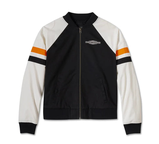 Women's Stacked Bar & Shield Bomber Jacket | Harley-Davidson