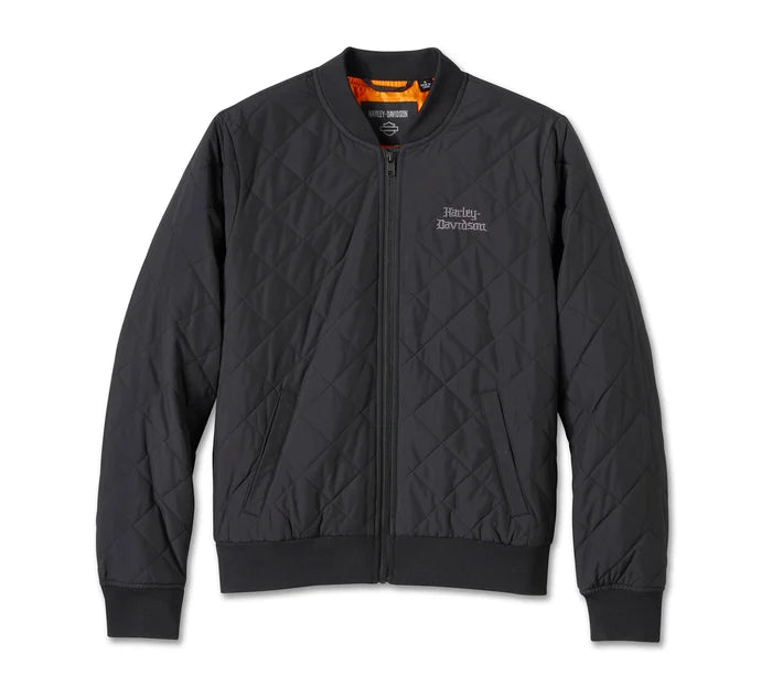 Women's Old English Rose Quilted Bomber | Harley-Davidson