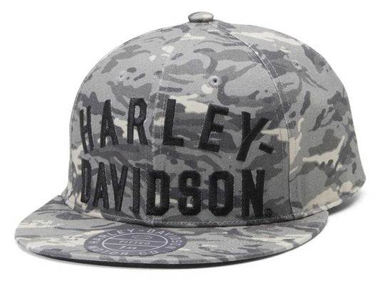 Men's Staple Novelty Camo Baseball Cap (Grey) | Harley-Davidson