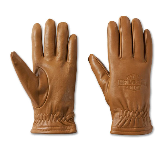 Men's Full Speed Leather Gloves - Brown Leather | Harley-Davidson