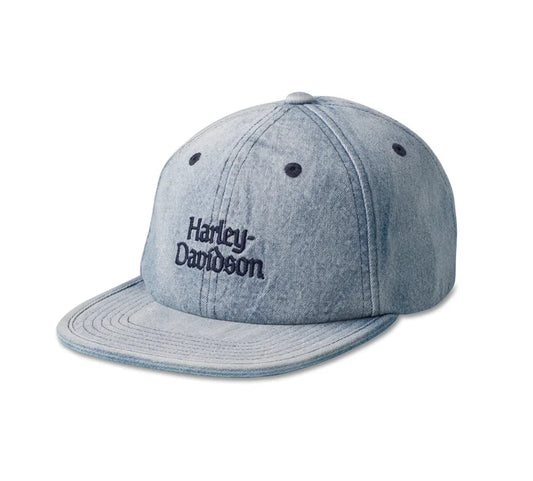 Staple Denim Low Profile Snapback - Denim Blue | Harley Davidson