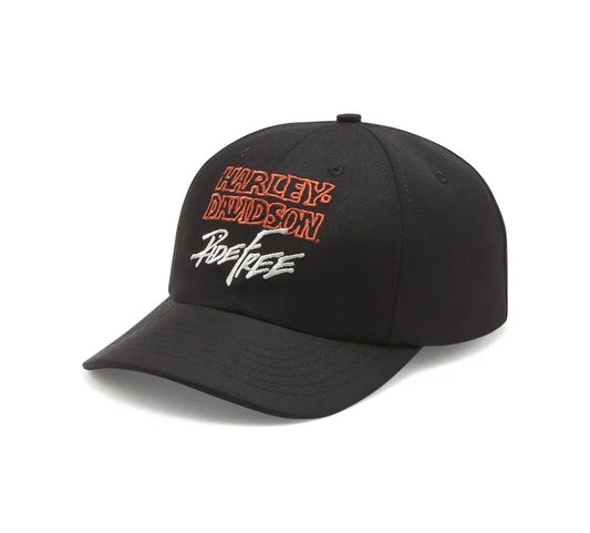 Willie G Ride Free! Fitted Adjustable Baseball Cap - Harley Davidson