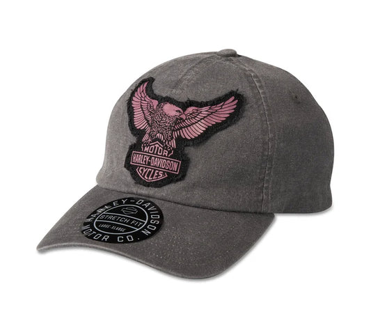 Men's Embroidered Eagle Stretch-Fit Cap | Harley-Davidson