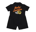 Toddler Girls Race Collection H-D Roses Knit Romper | Harley Davidson