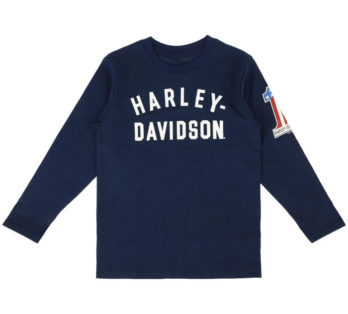 Boys # 1 Long Sleeve Tee | Harley-Davidson