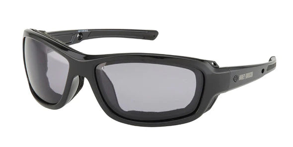 Men's Genera LA Riding Glasses with Smoke Lens & Shiny Black Frames | Harley-Davidson