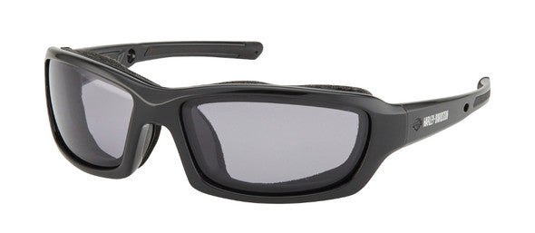 Men's Gym Time LA Riding Glasses with Smoke Lens & Shiny Black Frames | Harley-Davidson