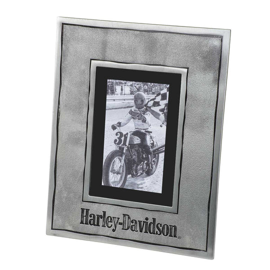 Distressed Accent Pewter Picture Frame Holds 5x7 | Harley-Davidson