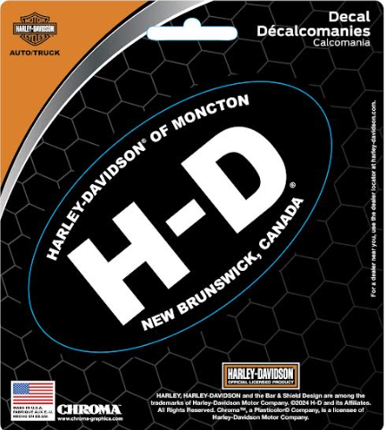 Harley-Davidson of Moncton Decal | Harley-Davidson