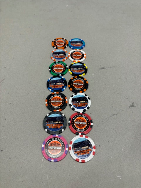 Harley-Davidson of Moncton Poker Chips