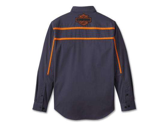 Men's Race Stripes Long Sleeve Shirt - Harley Davidson