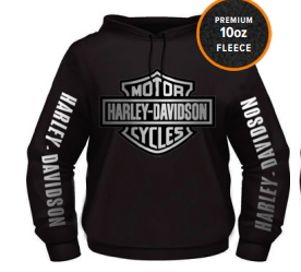 Men's Silver B&S Pullover Hoody | Harley-Davidson