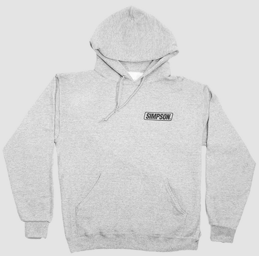 Simpson Logo Hoodie - Heather Grey/Black