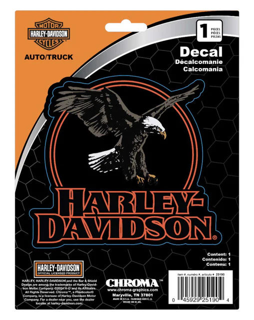 H-D Eagle W/Text Decal | Harley-Davidson