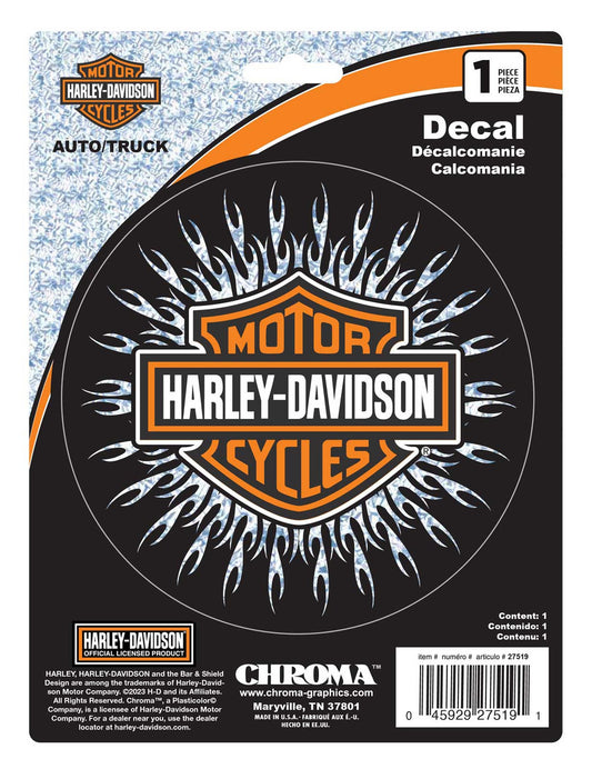 Holographic Starburst Bar & Shield Decal | Harley-Davidson